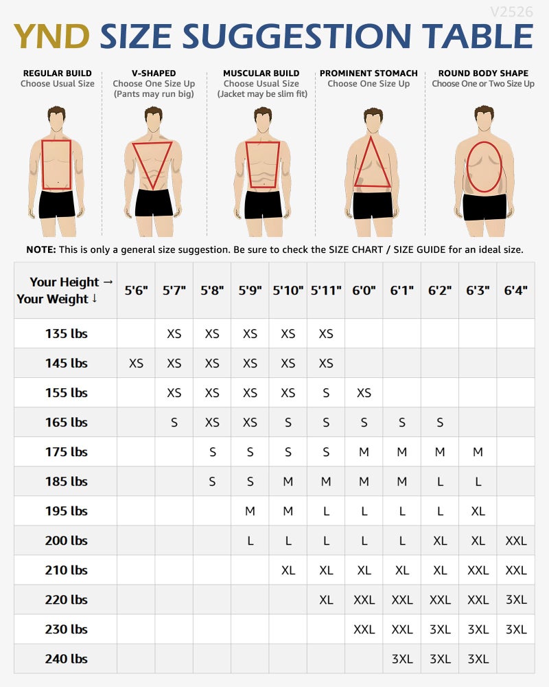 YND Men's Slim Fit 3 Piece Suit, One Button Jacket Vest Pants Set with Tie, Solid Party Wedding Dress Blazer, Tux Waistcoat and Trousers Khaki - Image 4